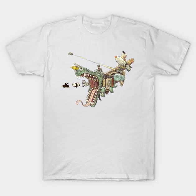 spacrship animal T-Shirt by tokentit